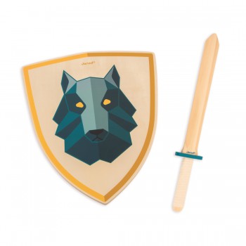Escudo y espada modelo Lobo